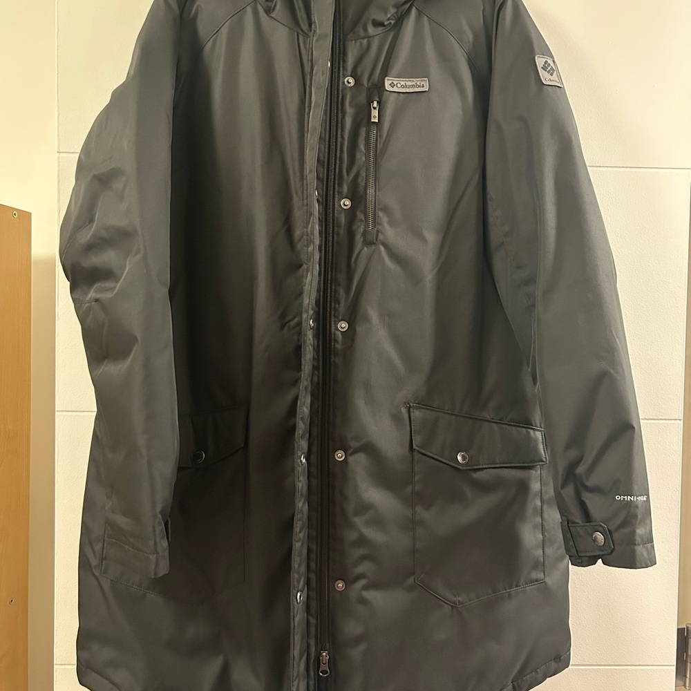 Columbia Black Heavy Duty Winter Coat